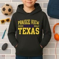 Prairie View Texas Prairie Gift Distressed Kids Hoodie thumb 2