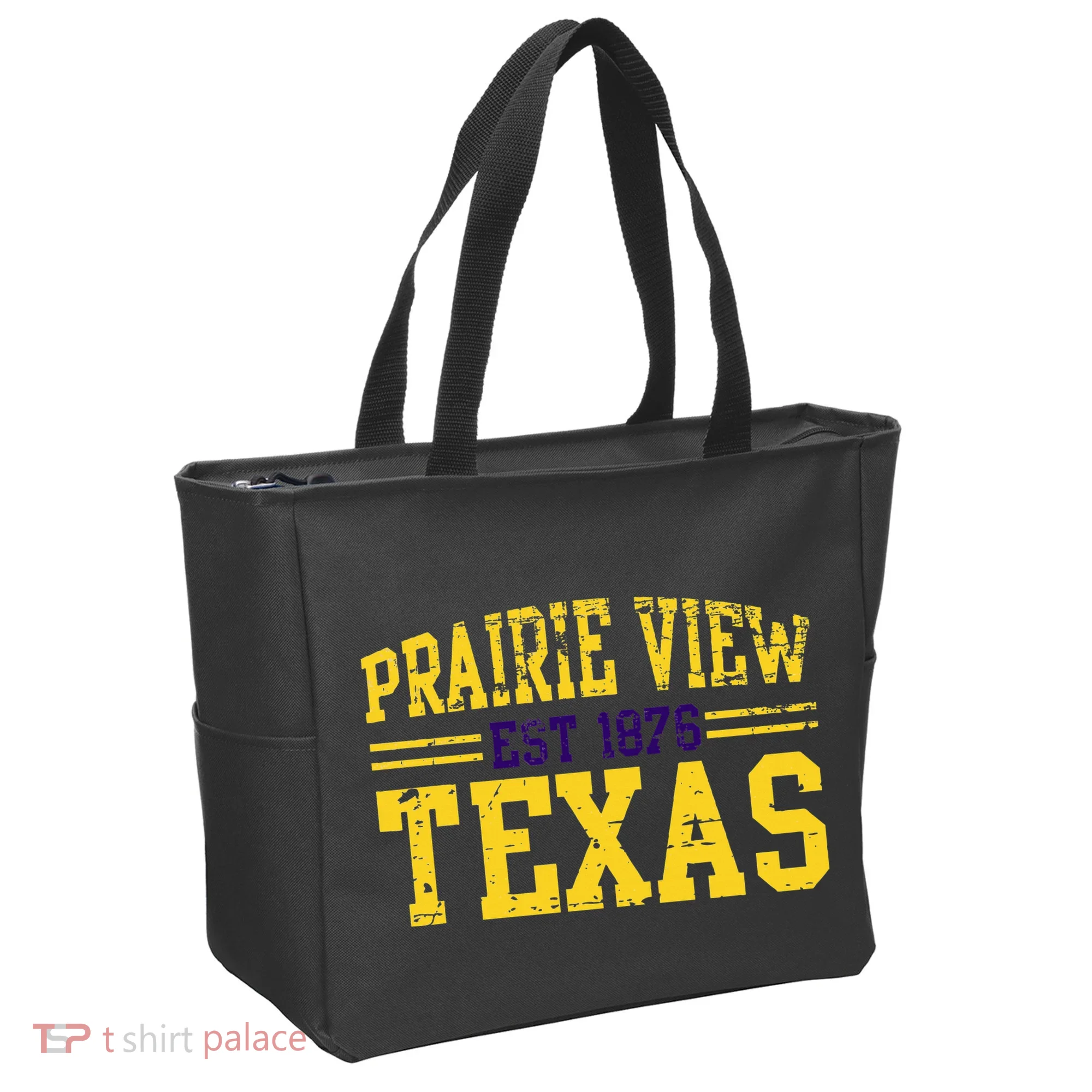 Prairie View Texas Prairie Gift Distressed Tote Bag
