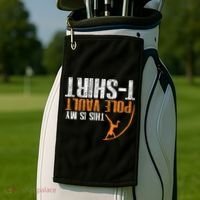 Pole Vaulting This Is My Pole Vault Golf Towel thumb 2