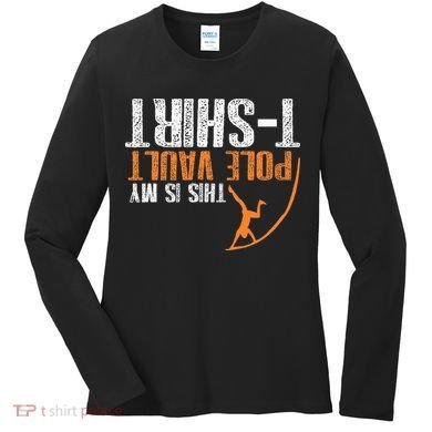 Pole Vaulting This Is My Pole Vault Women's Long Sleeve Shirt