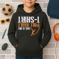 Pole Vaulting This Is My Pole Vault Kids Hoodie thumb 2