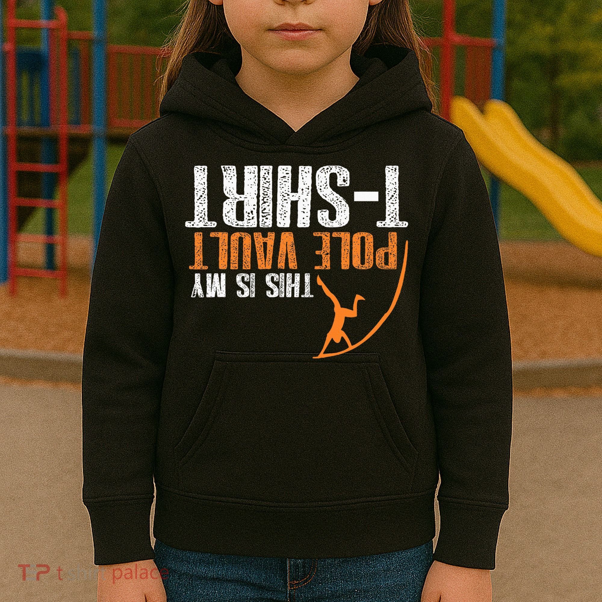 Pole Vaulting This Is My Pole Vault Kids Hoodie