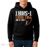 Pole Vaulting This Is My Pole Vault Kids Hoodie thumb 4