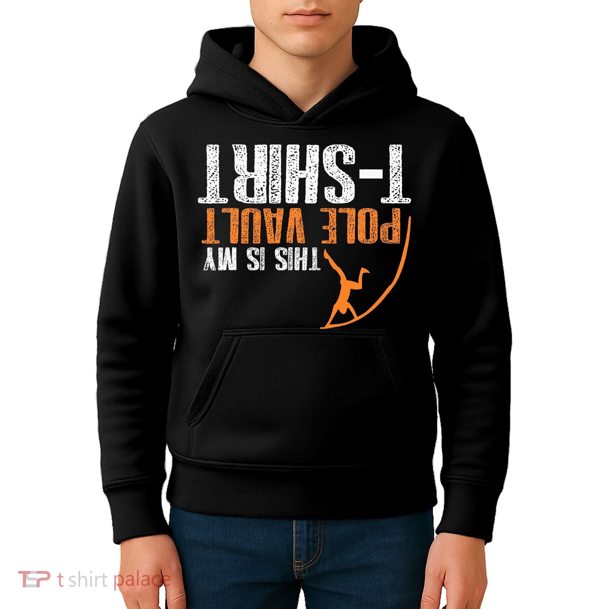 Pole Vaulting This Is My Pole Vault Kids Hoodie