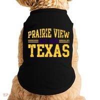 Prairie View Texas, Prairie Gift, Distressed Text Doggie Tank thumb 0