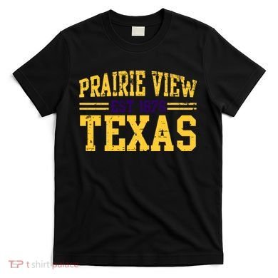 Prairie View Texas, Prairie Gift, Distressed Text T-Shirt