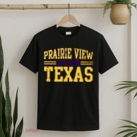Prairie View Texas, Prairie Gift, Distressed Text T-Shirt thumb 2