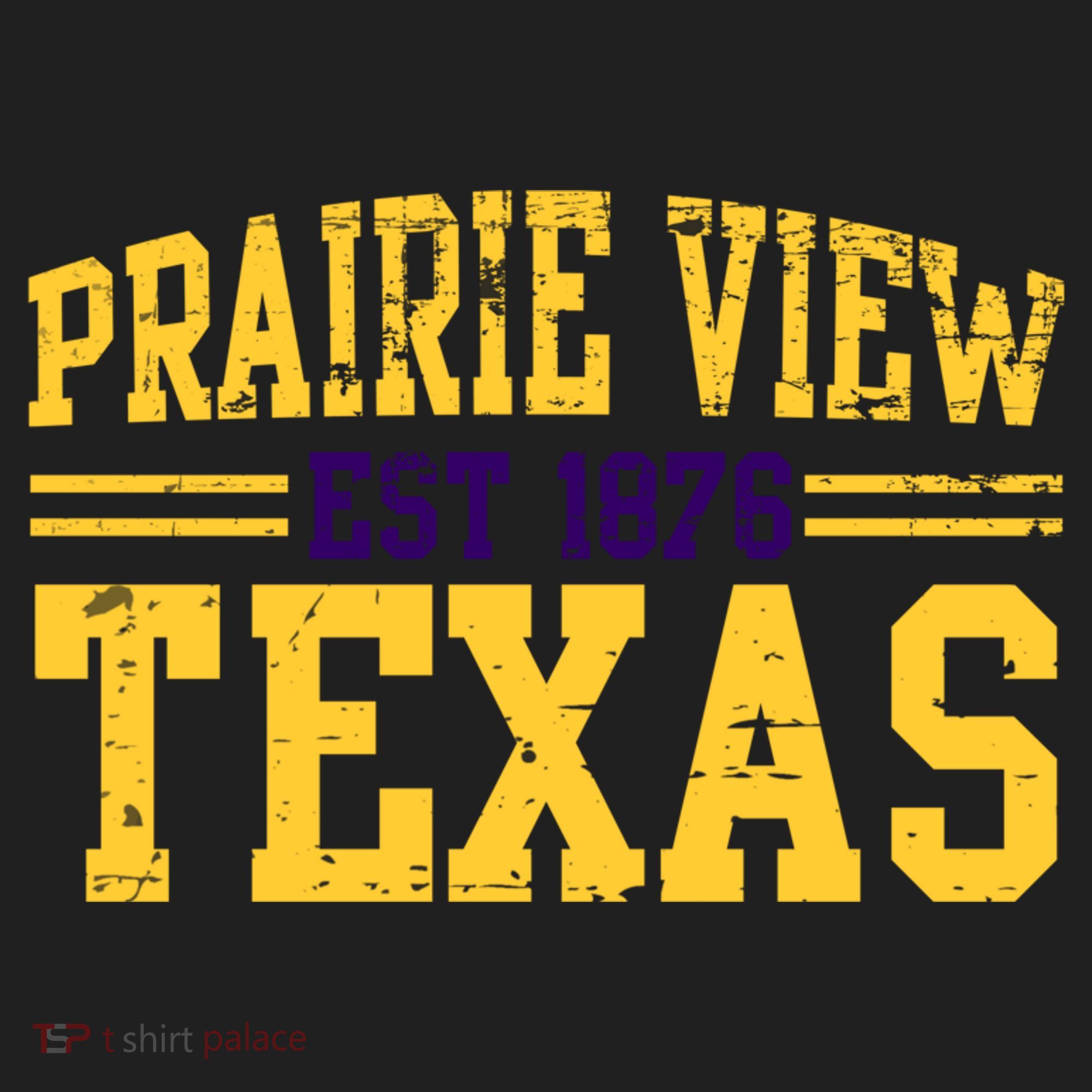 Prairie View Texas, Prairie Gift, Distressed Text Tumbler