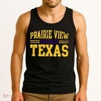Prairie View Texas, Prairie Gift, Distressed Text Tank Top thumb 3
