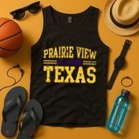 Prairie View Texas, Prairie Gift, Distressed Text Tank Top thumb 4