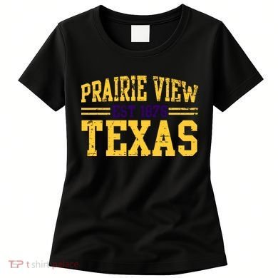 Prairie View Texas, Prairie Gift, Distressed Text Women's T-Shirt