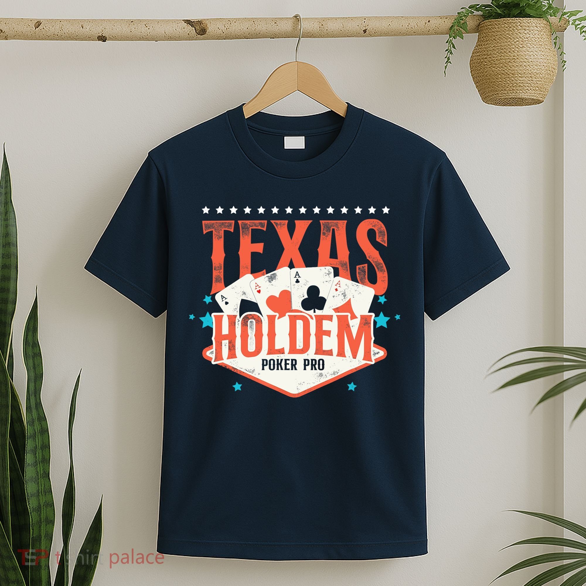 Poker Vintage Texas Holdem Poker Pro T-Shirt