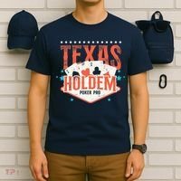 Poker Vintage Texas Holdem Poker Pro T-Shirt thumb 6