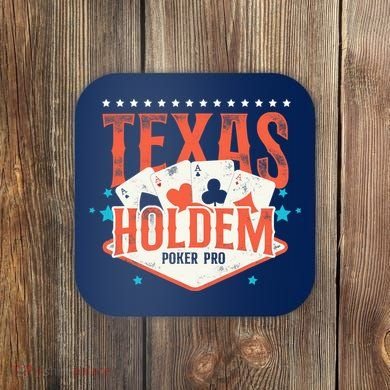 Poker Vintage Texas Holdem Poker Pro Coaster
