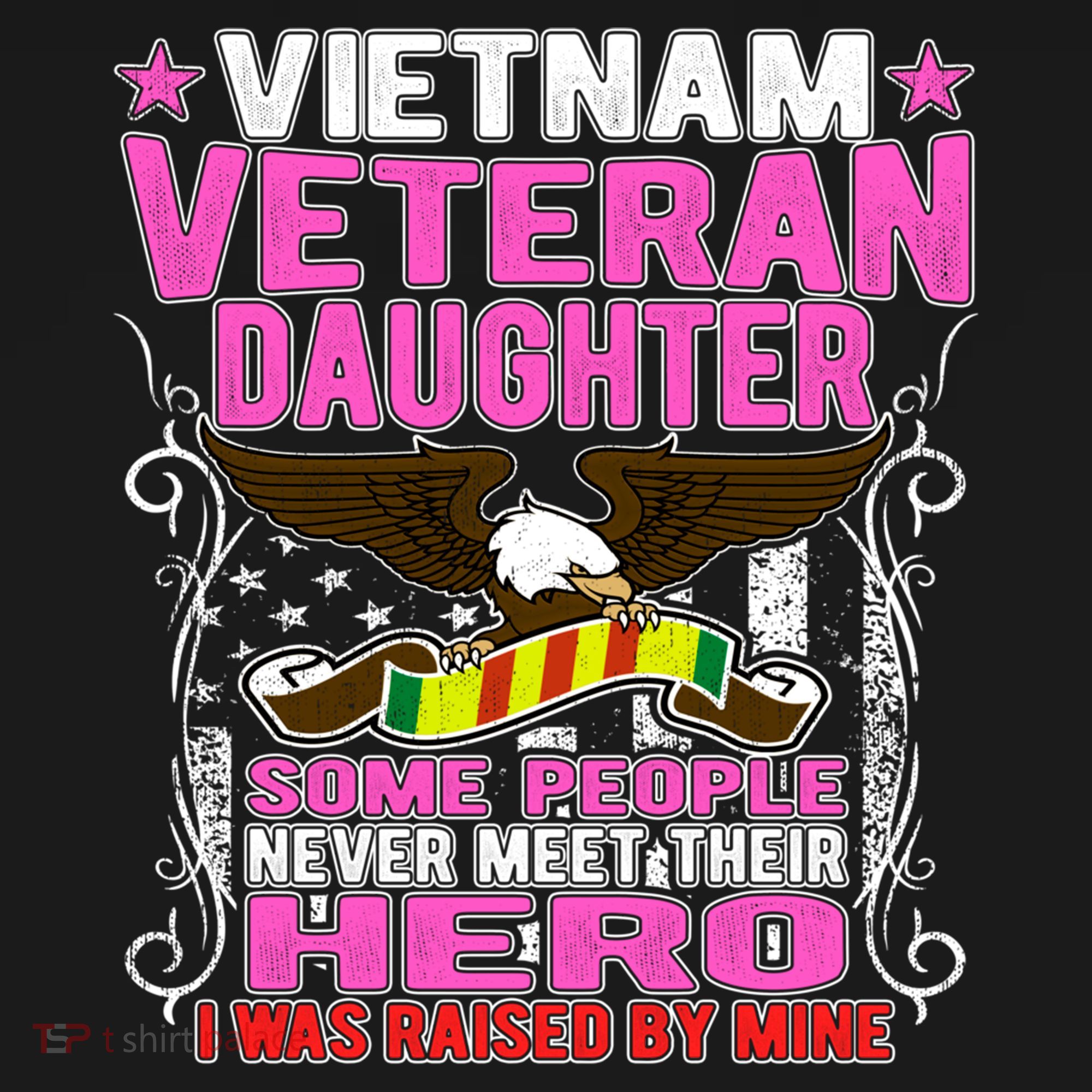 Proud Vietnam Veteran Daughter Gift Cool Gift I Was Raised By Mine Gift Women's Hoodie
