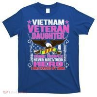 Proud Vietnam Veteran Daughter Gift Cool Gift I Was Raised By Mine Gift T-Shirt thumb 0