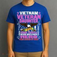Proud Vietnam Veteran Daughter Gift Cool Gift I Was Raised By Mine Gift T-Shirt thumb 3