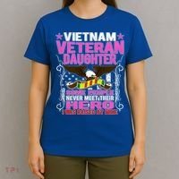 Proud Vietnam Veteran Daughter Gift Cool Gift I Was Raised By Mine Gift T-Shirt thumb 4