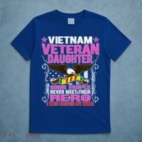 Proud Vietnam Veteran Daughter Gift Cool Gift I Was Raised By Mine Gift T-Shirt thumb 5