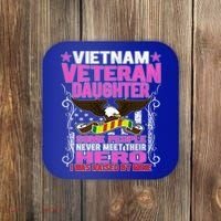Proud Vietnam Veteran Daughter Gift Cool Gift I Was Raised By Mine Gift Coaster thumb 0
