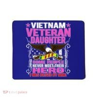 Proud Vietnam Veteran Daughter Gift Cool Gift I Was Raised By Mine Gift Mousepad thumb 0