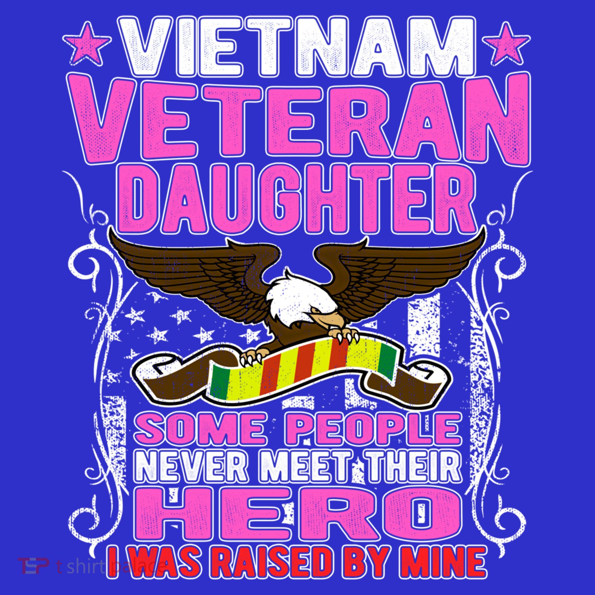 Proud Vietnam Veteran Daughter Gift Cool Gift I Was Raised By Mine Gift Mousepad