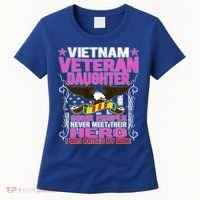 Proud Vietnam Veteran Daughter Gift Cool Gift I Was Raised By Mine Gift Women's T-Shirt thumb 0