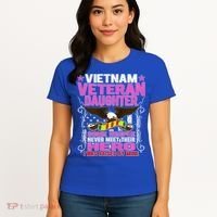 Proud Vietnam Veteran Daughter Gift Cool Gift I Was Raised By Mine Gift Women's T-Shirt thumb 4