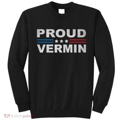 Proud Vermin Vintage Us Flag Sweatshirt