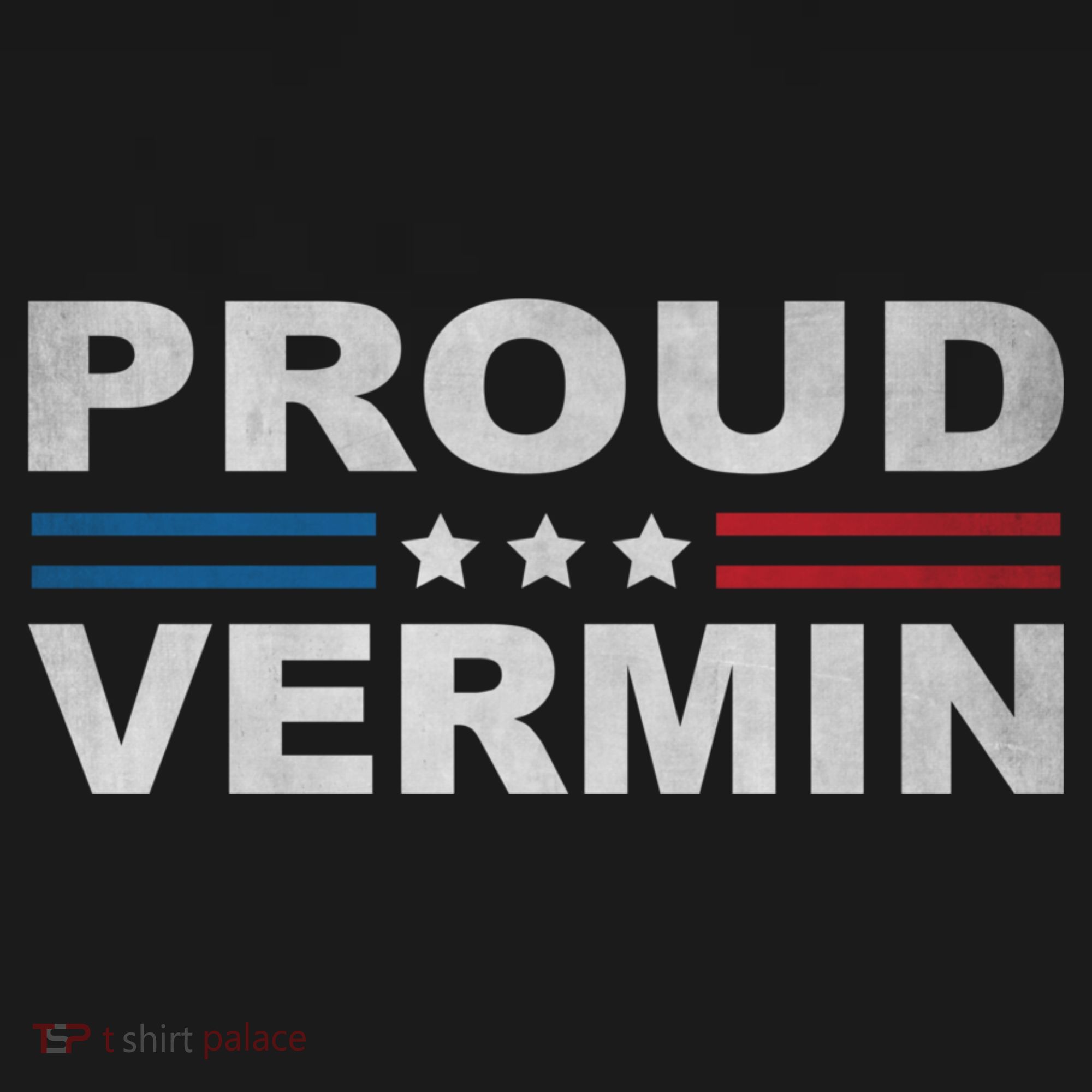 Proud Vermin Vintage Us Flag T-Shirt