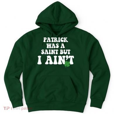 Patrick Was A Saint But I Aint Funny St Patricks Day Hoodie