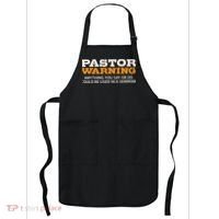 Pastor Warning Anything You Say Be Used In Sermon Gift Apron thumb 0