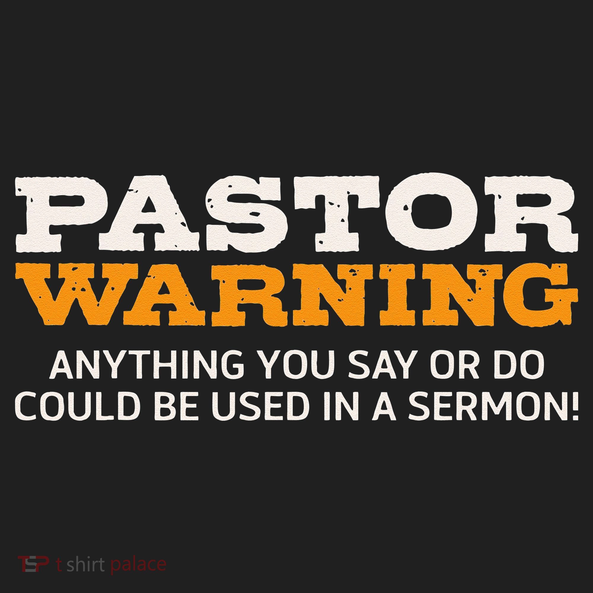 Pastor Warning Anything You Say Be Used In Sermon Gift Golf Towel