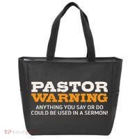 Pastor Warning Anything You Say Be Used In Sermon Gift Tote Bag thumb 0