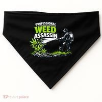 Professional Weed Assassin Lawncare Company USA-Made Doggie Bandana thumb 0