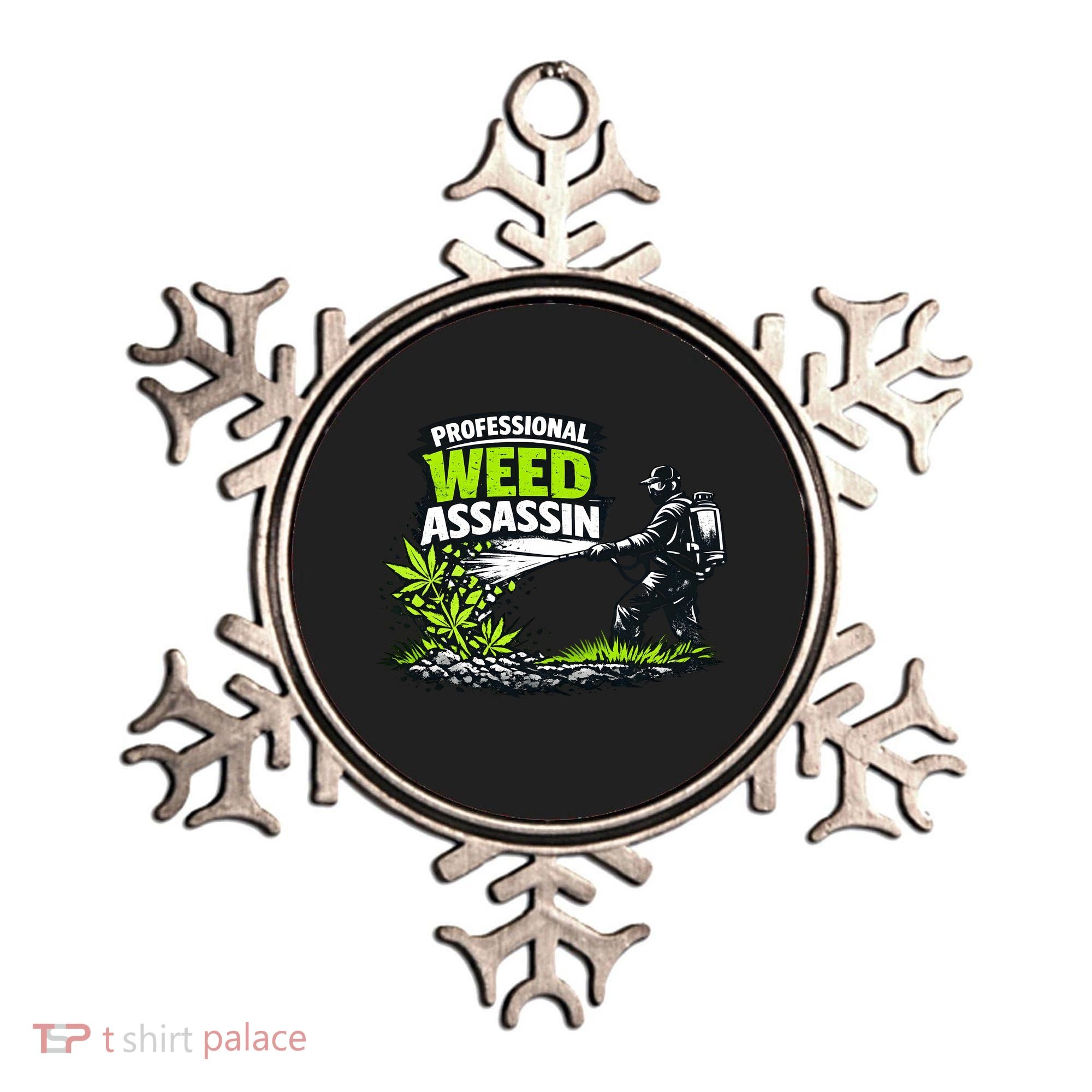 Professional Weed Assassin Lawncare Company Ornament
