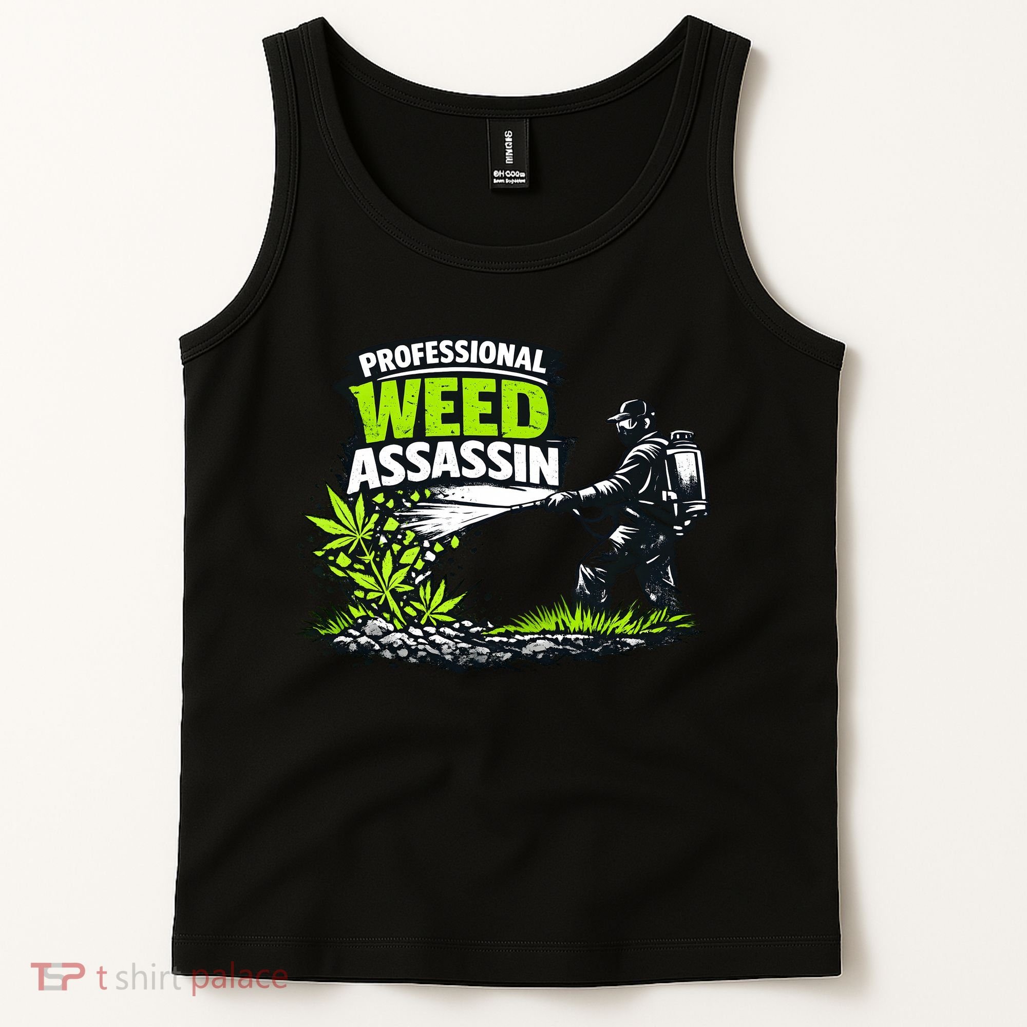 Professional Weed Assassin Lawncare Company Tank Top