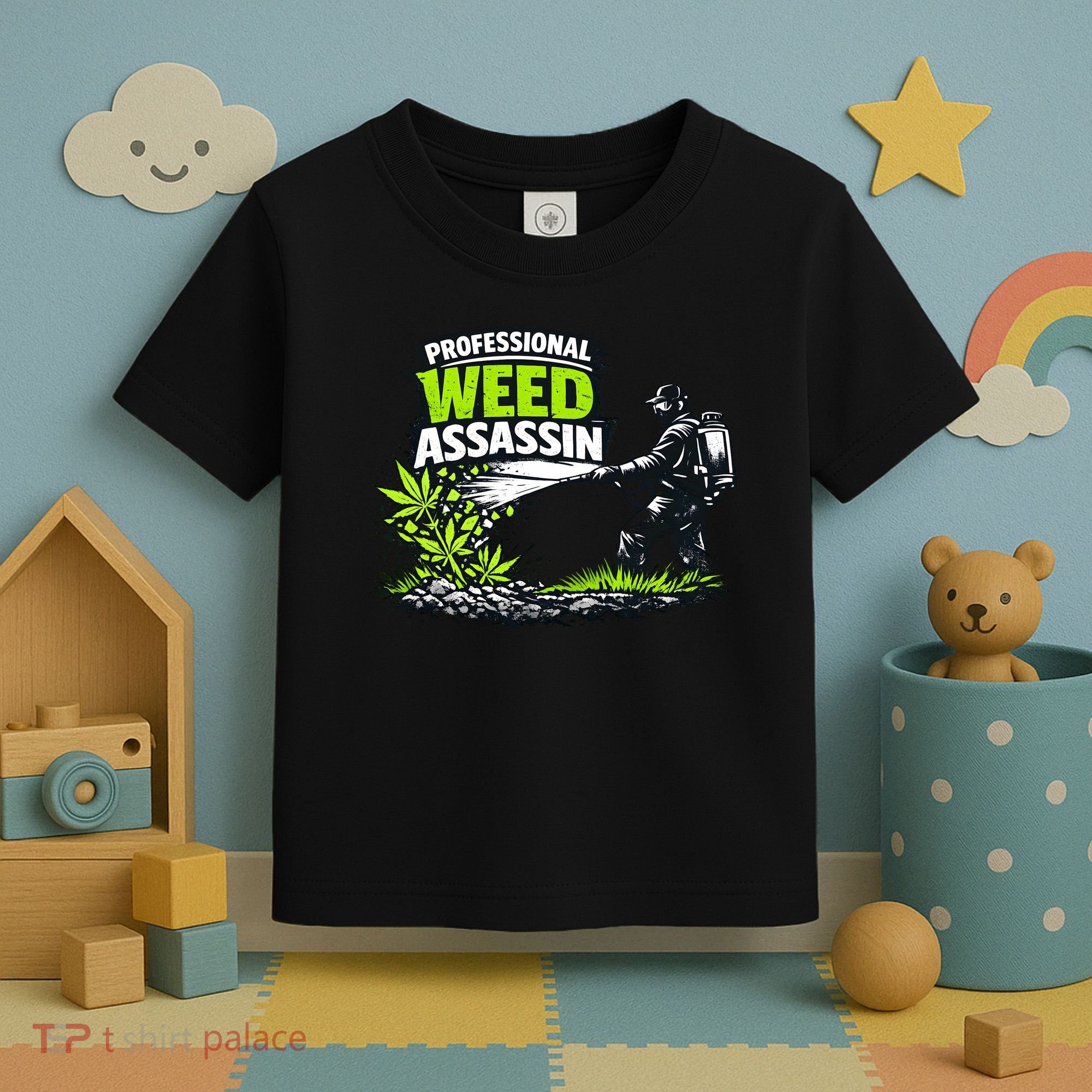 Professional Weed Assassin Lawncare Company Toddler T-Shirt