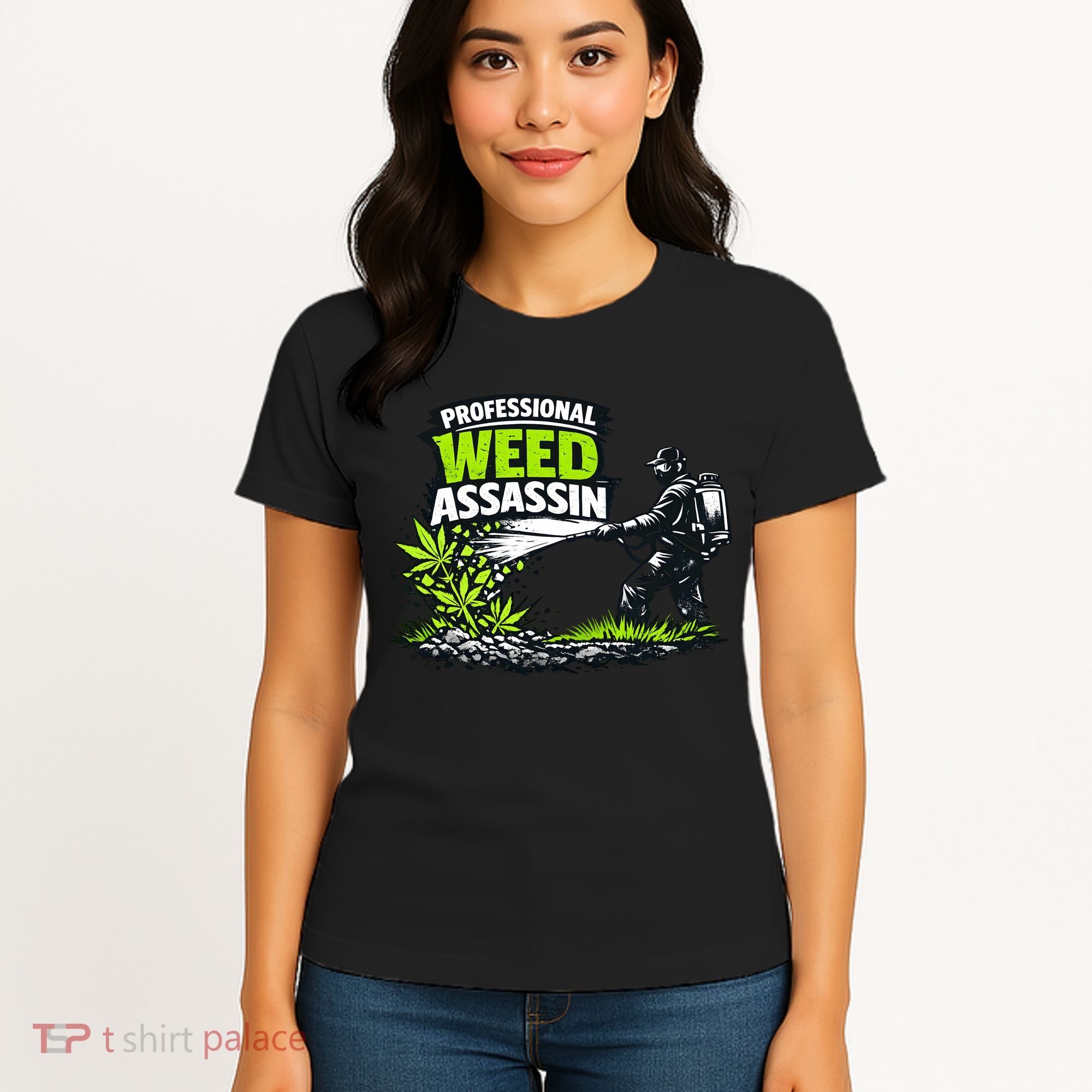 Professional Weed Assassin Lawncare Company Women's T-Shirt