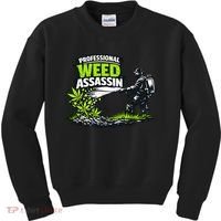 Professional Weed Assassin Lawncare Company Kids Sweatshirt thumb 0
