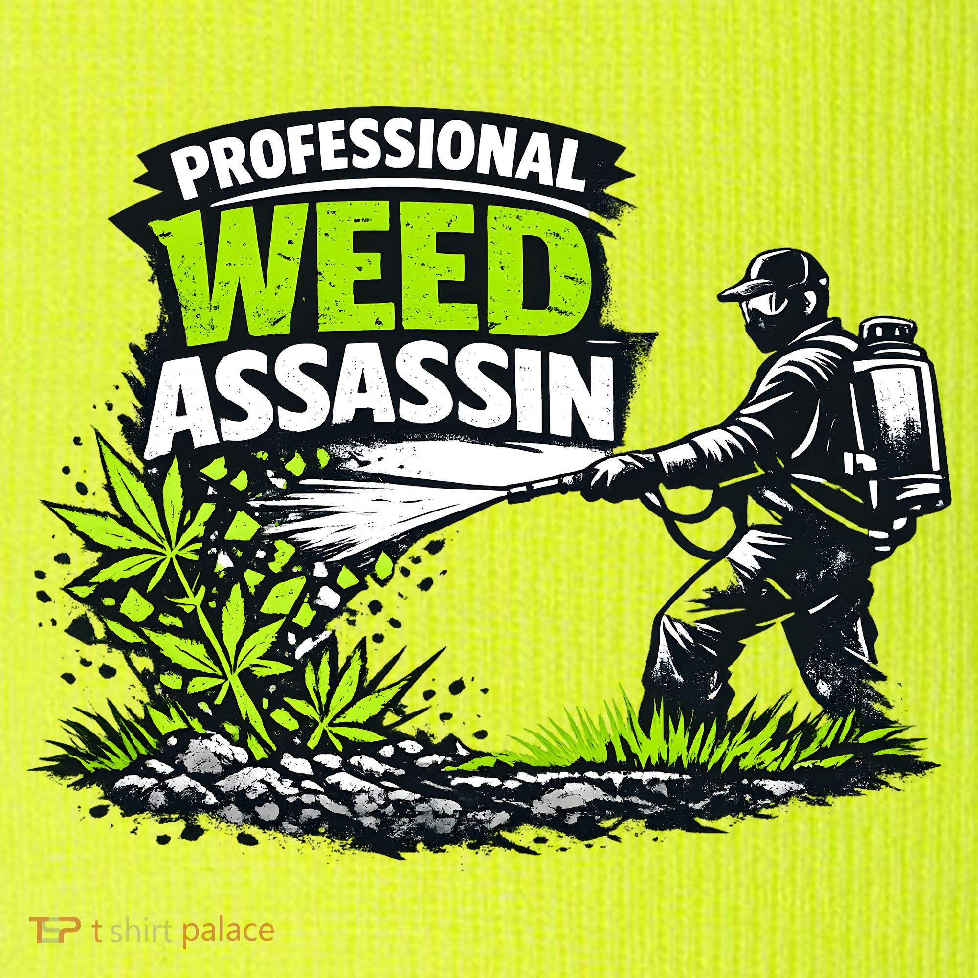 Professional Weed Assassin Lawncare Company T-Shirt