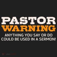 Pastor Warning Anything You Say Be Used In Sermon Gift Hat thumb 2
