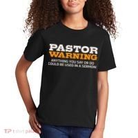 Pastor Warning Anything You Say Be Used In Sermon Gift Kids T-Shirt thumb 2