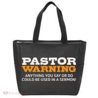 Pastor Warning Anything You Say Be Used In Sermon Gift Tote Bag thumb 0