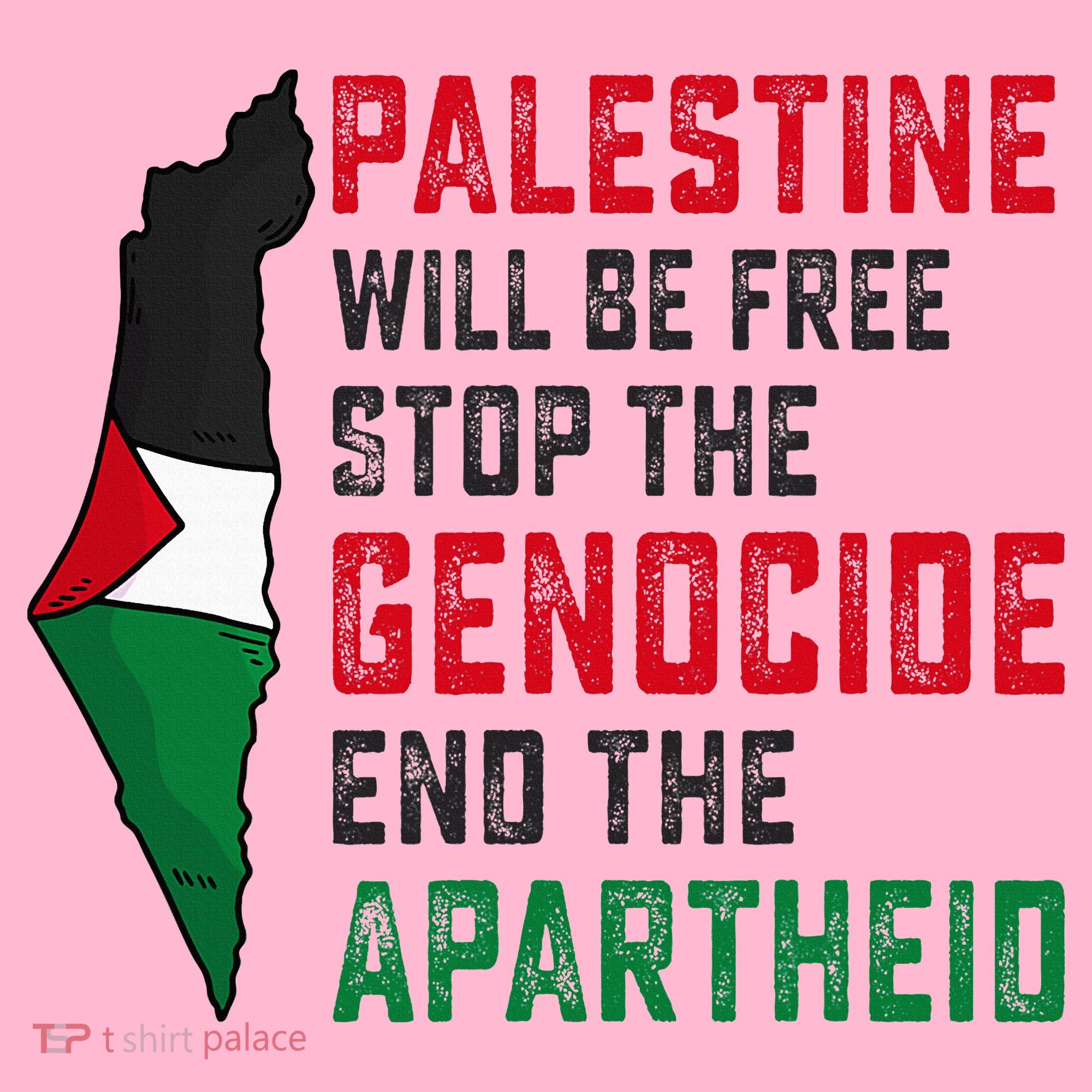 Palestine Will Be Free Stop The Genocide End The Apartheid Coaster