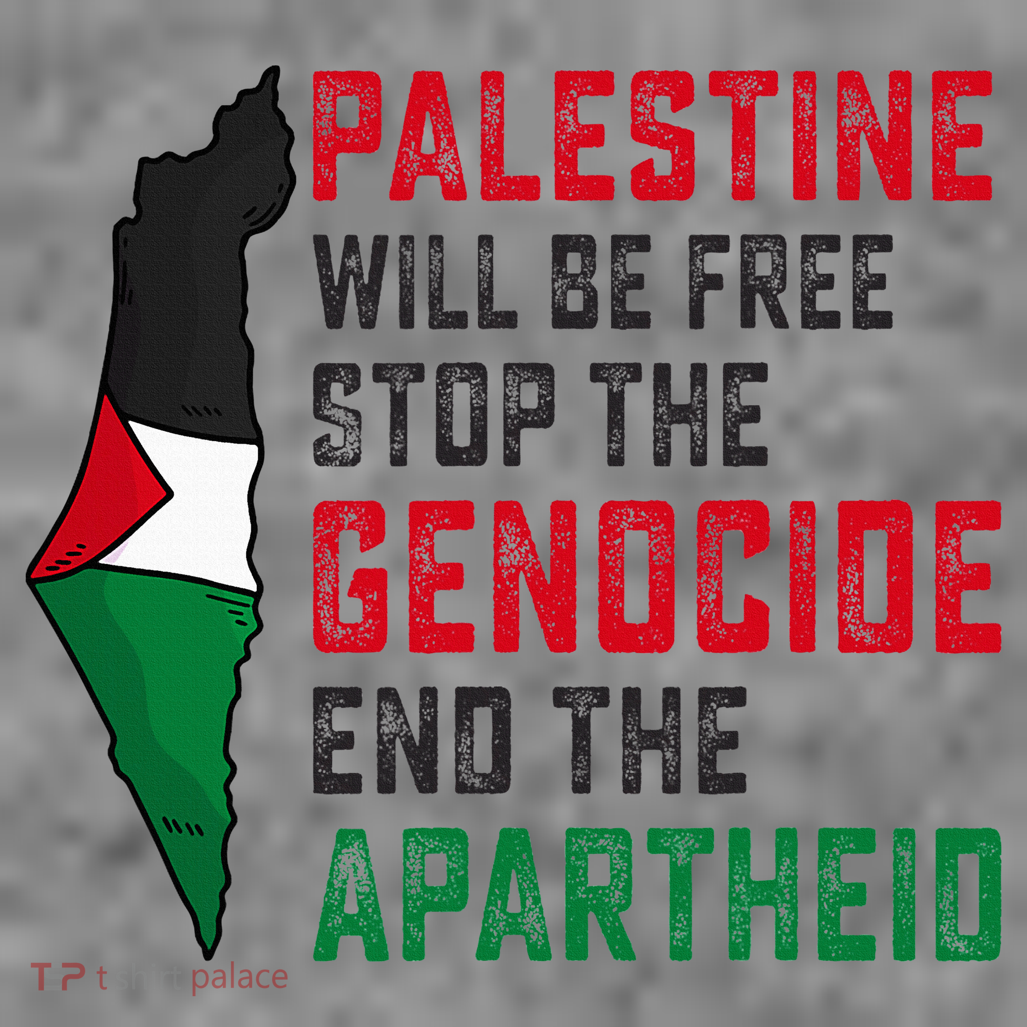 Palestine Will Be Free Stop The Genocide End The Apartheid Toddler Hoodie