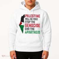 Palestine Will Be Free Stop The Genocide End The Apartheid Hoodie thumb 2