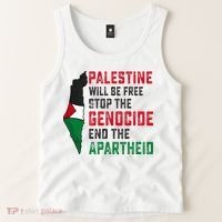Palestine Will Be Free Stop The Genocide End The Apartheid Tank Top thumb 2
