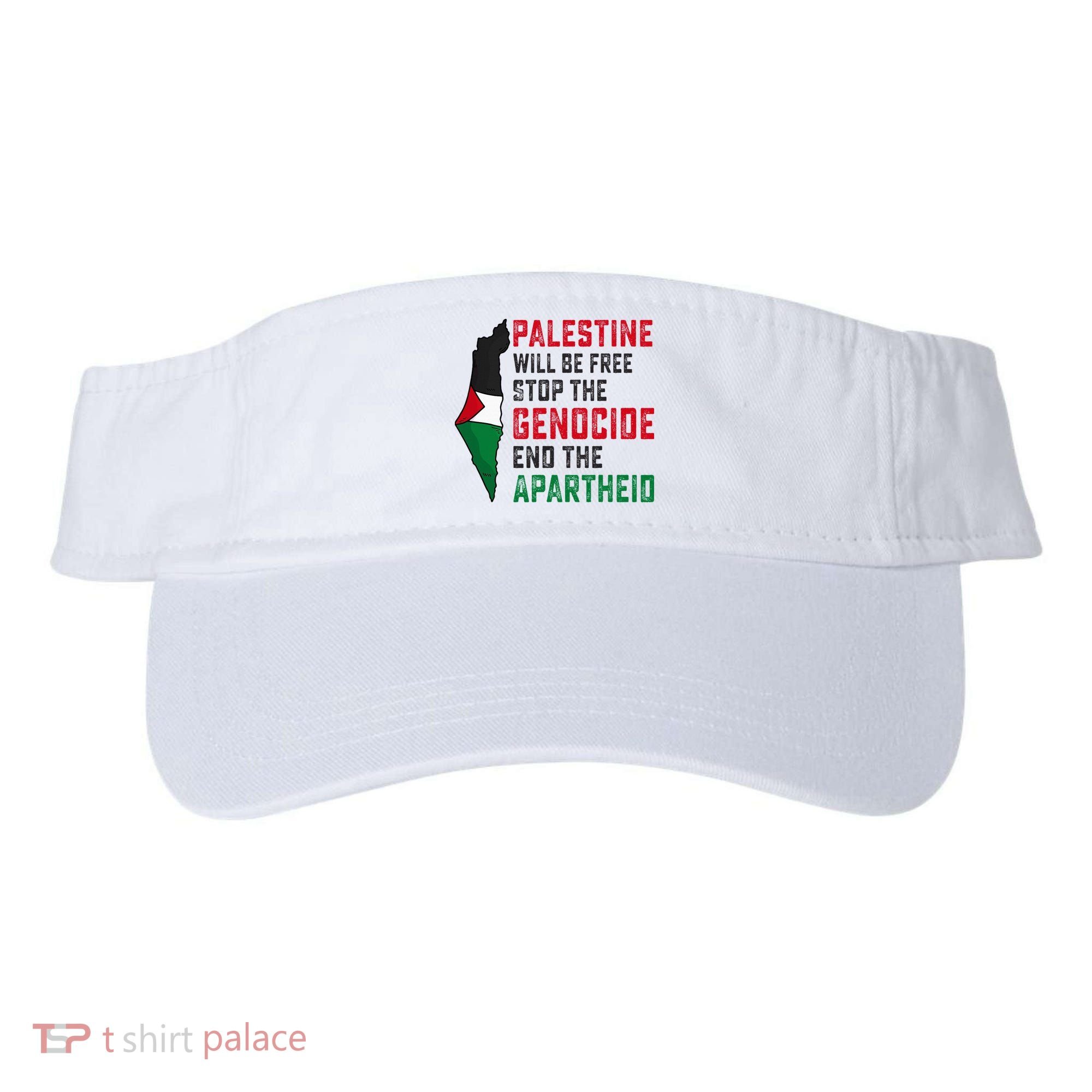 Palestine Will Be Free Stop The Genocide End The Apartheid Visor