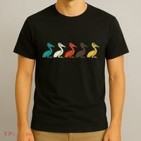 Pelican Water Bird Ornithology Tropical Pelican Gift Pelican T-Shirt thumb 3